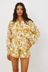 Sommerliebhaber-Shirt Gelb