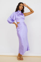 Love Spiral Maxikleid Lila