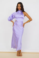 Love Spiral Maxikleid Lila