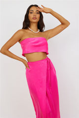 The Right Place Crop Top Rosa