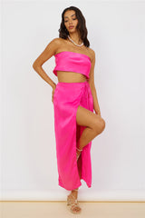 The Right Place Crop Top Rosa