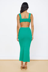 Maxikleid Küstenträume Grün