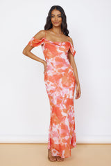 Deep Dawn Maxikleid Rosa