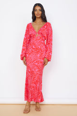Joyful Endeavors Maxikleid Rosa