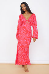 Joyful Endeavors Maxikleid Rosa