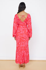 Joyful Endeavors Maxikleid Rosa