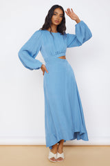 Up All Night Maxikleid Blau