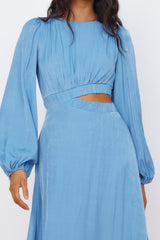 Up All Night Maxikleid Blau