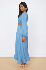 Up All Night Maxikleid Blau