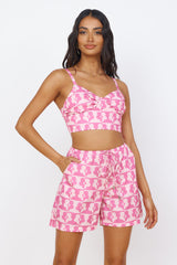 Geheimnisse der Sommershorts Pink