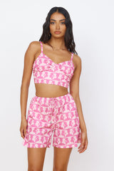 Geheimnisse der Sommershorts Pink