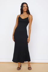 Maxikleid Pure Delight Schwarz
