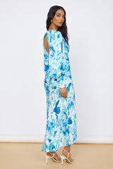 Maxikleid "Grenzenlose Möglichkeiten" Blau