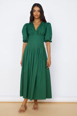 Maxikleid "Nature's Escape" Grün