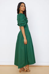 Maxikleid "Nature's Escape" Grün