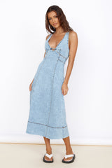 Wanting You Midikleid Denim