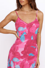 Make Up My Mind Maxikleid Rosa