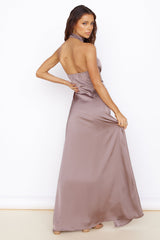 Maxikleid "Sommerfreude" Braun