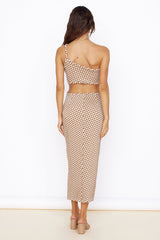Roll The Dice Maxikleid Braun
