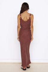 Maxikleid „Following My Heart“, braun