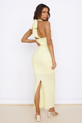 New Found Purpose Maxikleid Gelb