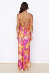 Tropisches Sunrise Maxikleid Mehrfarbig