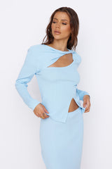 Garten Eden Top Blau