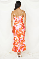 Luna Magic Midikleid Orange