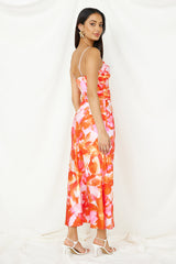 Luna Magic Midikleid Orange