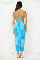 Maxikleid "Grace" Blau