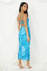 Maxikleid "Grace" Blau