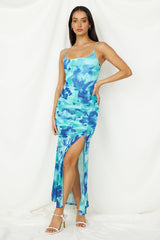 Maxikleid "Tiefseetaucher" Blau
