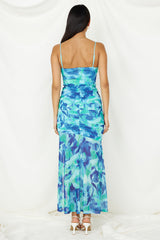 Maxikleid "Tiefseetaucher" Blau