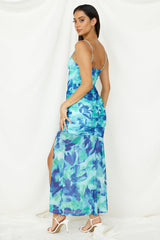 Maxikleid "Tiefseetaucher" Blau