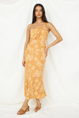 Maxikleid „Macht der Möglichkeiten“ Orange