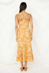 Maxikleid „Macht der Möglichkeiten“ Orange