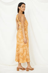 Maxikleid „Macht der Möglichkeiten“ Orange