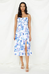 Midi-Kleid „Coastal Living“ in Weiß