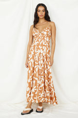 Lover Of Love Maxi-Kleid Braun