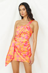 Heading Out Of Town Kleid Orange
