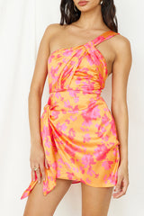 Heading Out Of Town Kleid Orange
