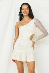 Indigo Dreamer Minikleid Creme