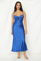 Roaming Girl Maxikleid Blau