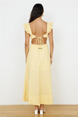 Maxikleid „Salty Air“ Gelb