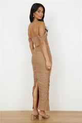 Dance Darling Maxirock Beige