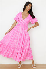 Daydreamer Maxikleid in Pink