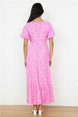 Daydreamer Maxikleid in Pink