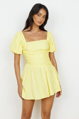 Time Again Kleid Gelb