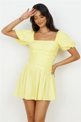 Time Again Kleid Gelb