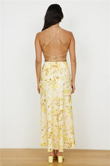 Maxikleid „For The Taking“ Gelb